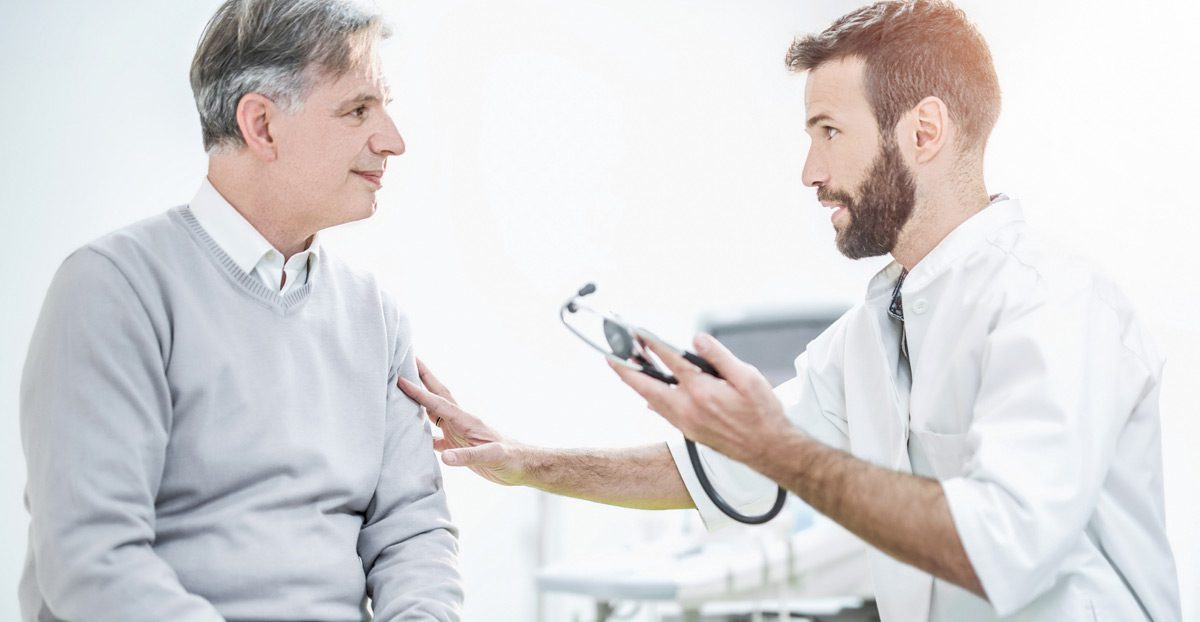 Man-consulting-urologist-about-prostate-health